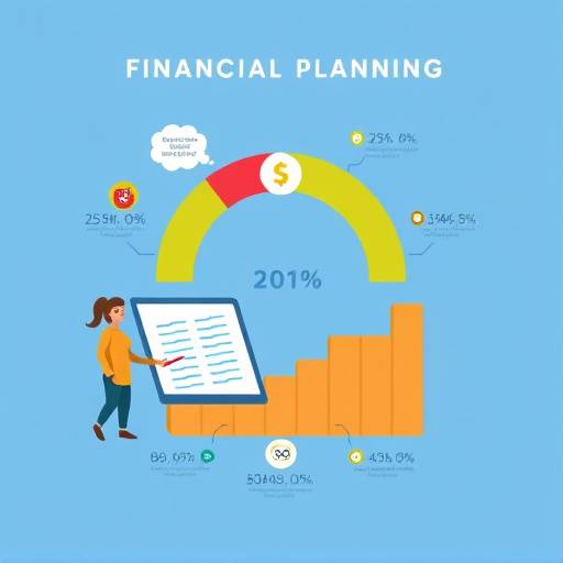 An animated infographic explaining financial planning services.