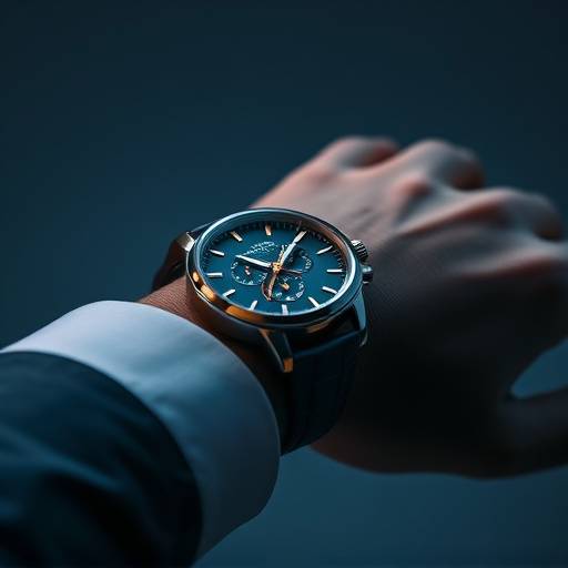 Product commercial featuring a high-end watch on a wrist.