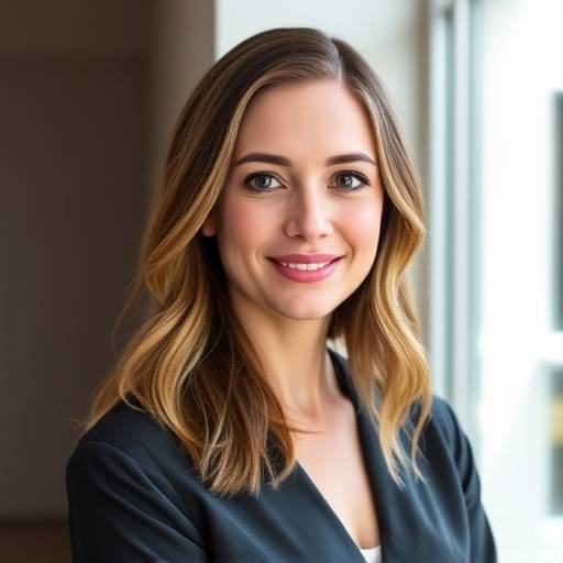 Professional headshot of Emily Williams, Lead Video Editor at Visionary Studios.